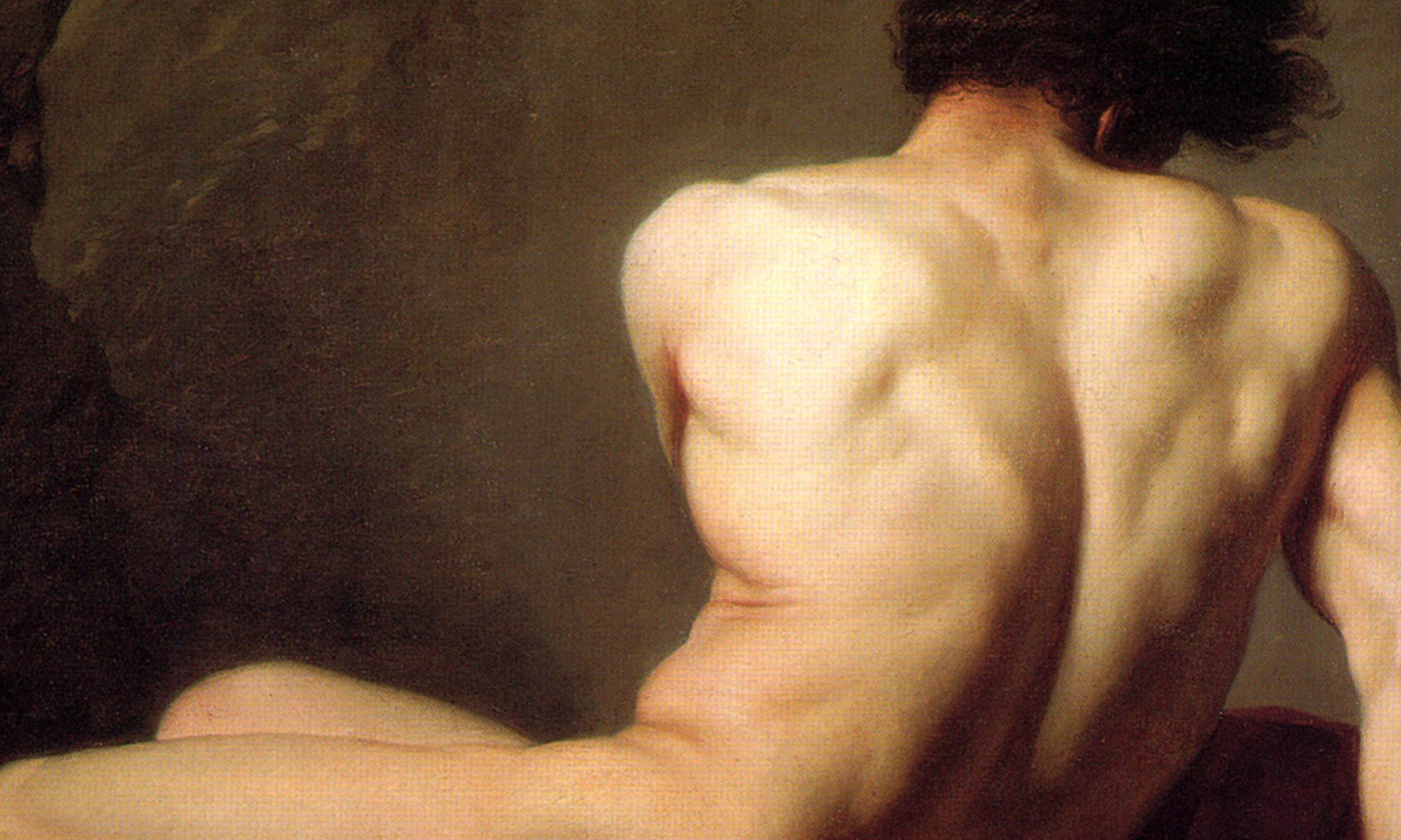 Detail from Patroclus by Jacques Louis David, 1780. Courtesy Wikipedia