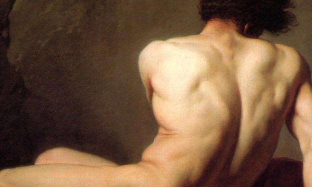 Detail from Patroclus by Jacques Louis David, 1780. Courtesy Wikipedia
